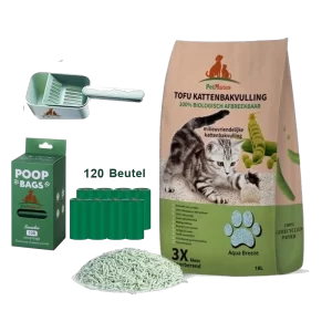 Combideal 1 - Petmates kattenbakvulling tofu Duitsland